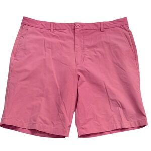 Vineyard Vines On-The-Go Mens Pink Coral‎ Cotton Blend Golf Shorts Size 38